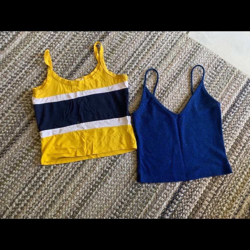 2 crop tops size S